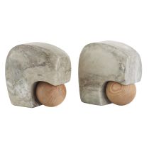 GAATI01 Melt Bookends, Set of 2 Angle 2 View