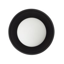 GADFC01 Glaze Small Flush Mount Back Angle View