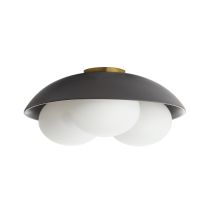 GADFC02 Glaze Large Flush Mount Angle 1 View