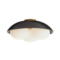 GADFC02 Glaze Large Flush Mount Angle 2 View