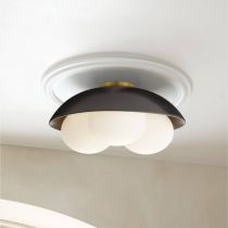 GADFC02 Glaze Large Flush Mount Enviormental View 1