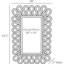 GKWMS01 Caracol Mirror Product Line Drawing