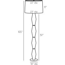 PFC10-SH020 Baker Floor Lamp Product Line Drawing