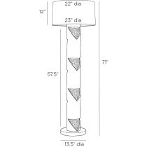PFC17-SH035 Cristiano Floor Lamp Product Line Drawing