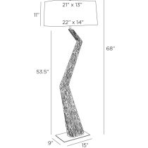 PFC19-SH056 Graceland Floor Lamp Product Line Drawing