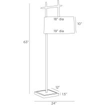 PFI10-SH053 Eileen Floor Lamp Product Line Drawing