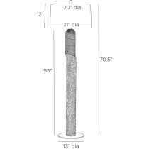 PFI15-317 Hartford Floor Lamp Product Line Drawing