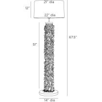 PFS03-427 Aukland Floor Lamp Product Line Drawing