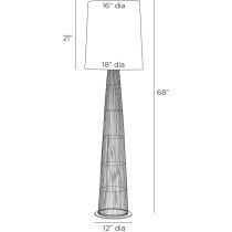 PFS05-SH054 Florence Floor Lamp Product Line Drawing