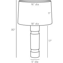 PTC25-SH024 Angelina Lamp Product Line Drawing