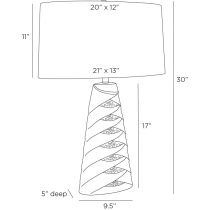 PTC29-SH041 Corpus Lamp Product Line Drawing