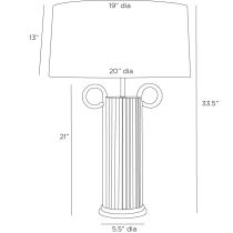 PTC41-764 Eros Lamp Product Line Drawing