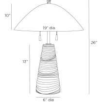 PTC50 Fender Lamp Product Line Drawing