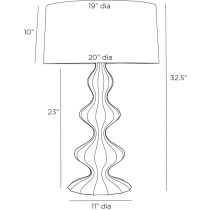 PTE09-764 Chelle Lamp Product Line Drawing