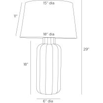 PTE11-829 Henrietta Lamp Product Line Drawing