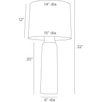 PTE13-SH010 Heather Lamp Product Line Drawing