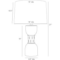 PTI15-229 Dalton Lamp Product Line Drawing