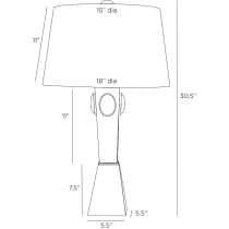 PTI16-SH045 Cairo Lamp Product Line Drawing