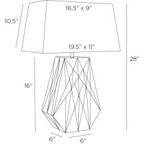 PTI17-601 Gentry Lamp Product Line Drawing