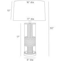 PTI22-580 Gianna Lamp Product Line Drawing