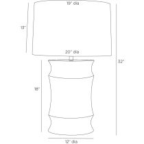 PTS13-SH037 Destin Lamp Product Line Drawing