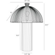 PTS15 Como Lamp Product Line Drawing