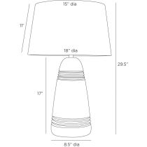 PTS16-829 Django Lamp Product Line Drawing