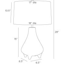 PTS17-851 Granada Lamp Product Line Drawing