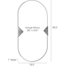WMI43 Cillian Mirror Product Line Drawing
