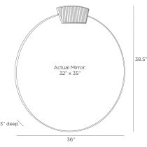 WMI45 Cersei Mirror Product Line Drawing