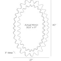 WMI46 Cicada Mirror Product Line Drawing