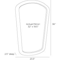 WMI47 Dyer Mirror Product Line Drawing