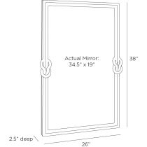 WMI54 Carruth Mirror Product Line Drawing