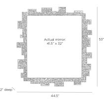 WMI56 Hewitt Mirror Product Line Drawing