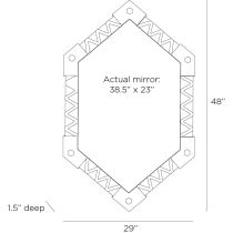 WMI62 Holt Mirror Product Line Drawing