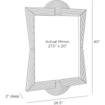 WMS03 Cypress Mirror Product Line Drawing
