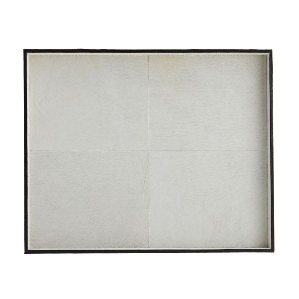 4716 - Caspian Tray - White Cowhide