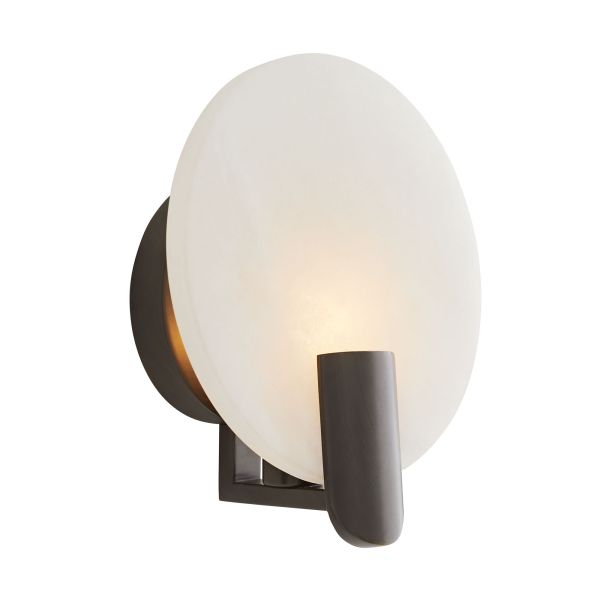 49755 - Halette Sconce - Bronze, White Onyx