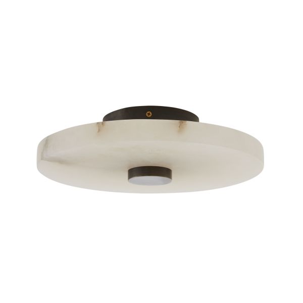 49786 - Moers Flush Mount - White Alabaster