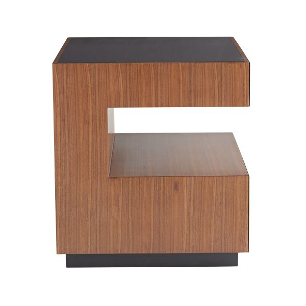 5649 - Geron Side Table - Satin Walnut