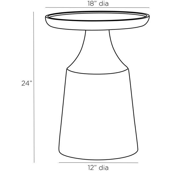 5723 - Turin End Table - Spa