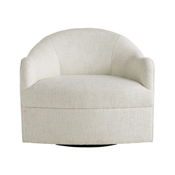 8143 - Delfino Chair Frost Linen Swivel - Frost Linen