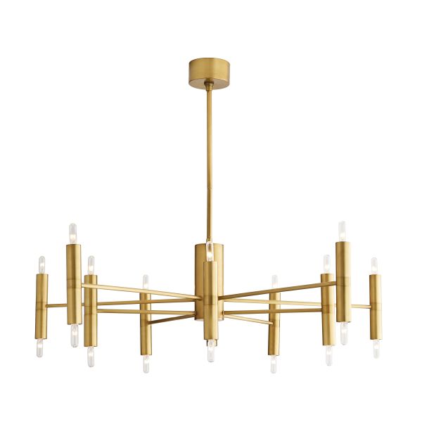 89633 - Bozeman Chandelier - Antique Brass