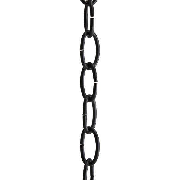 CHN-101 - 3' Matte Black Iron Chain 