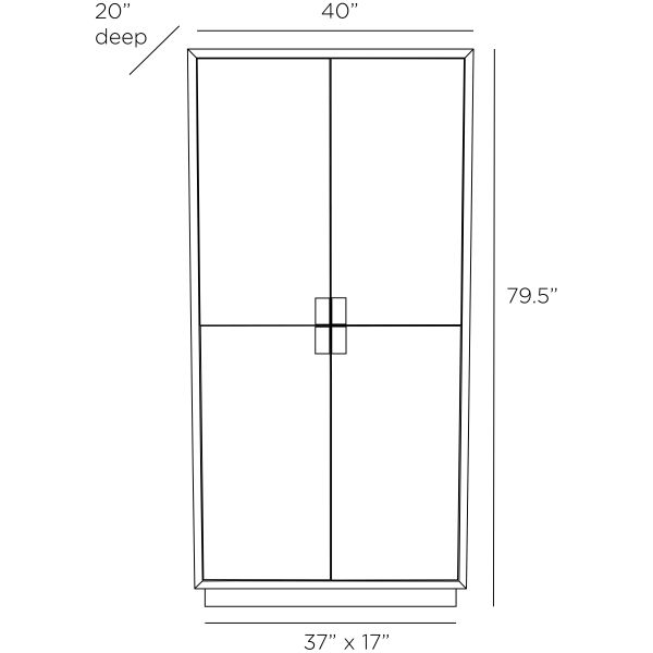 FNS02 - Trescott Cabinet - Ebony