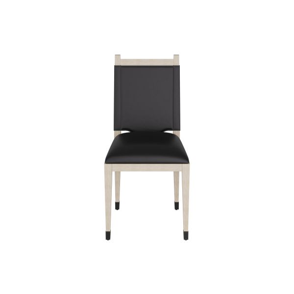 FRI08 - Burdock Dining Chair - Black Leather