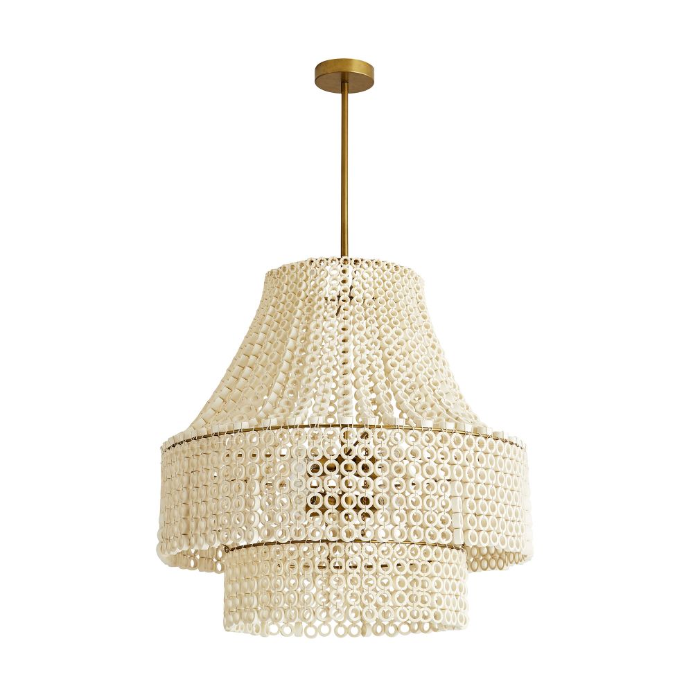 45110 - Hannie Chandelier - White Wood