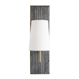 42042-457 - Kapri Sconce - Black Chiseled Marble