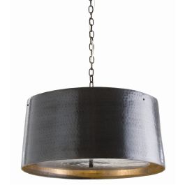 42466 - Anderson Small Pendant - English Bronze, Perforated Metal Diffuser