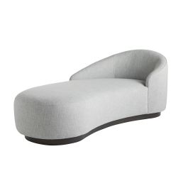 8146 - Turner Chaise Iceberg Linen Grey Ash, Left Arm - Iceberg Linen